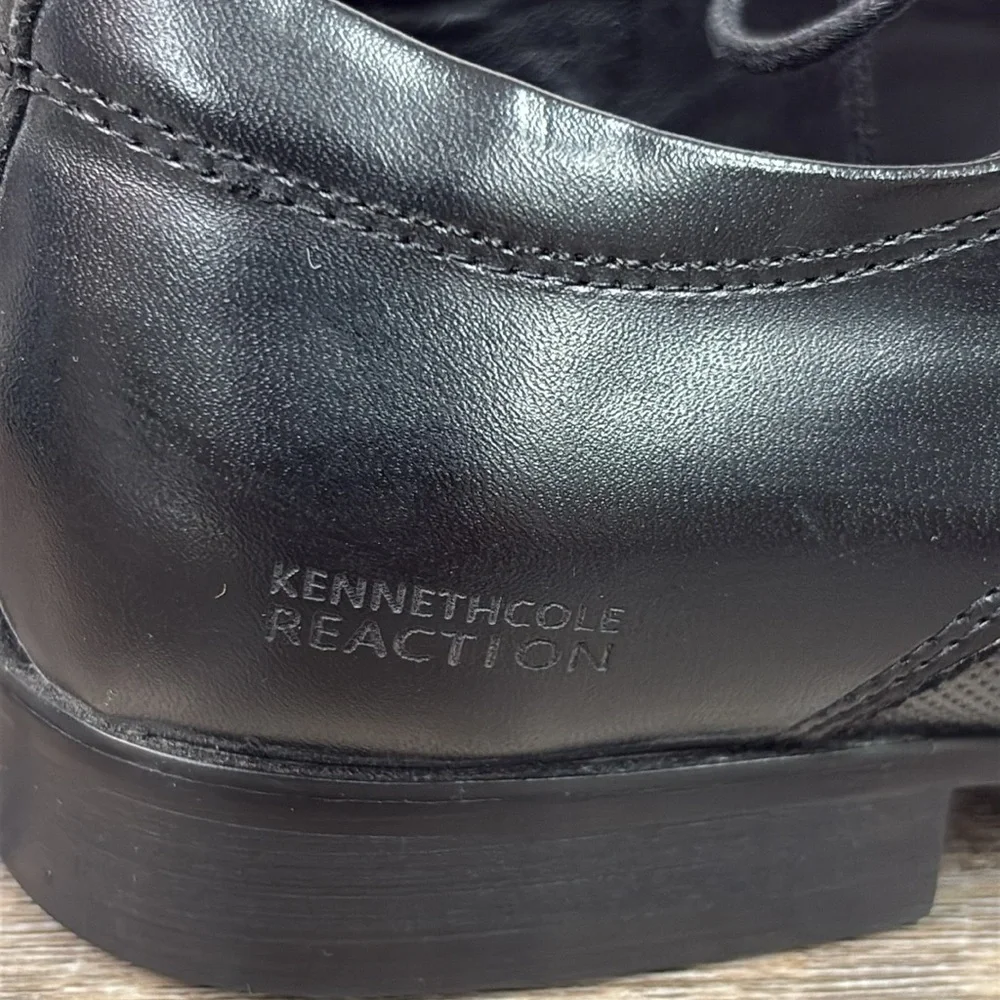 Kenneth Cole Reaction BRO-TENCIAL Men’s Leather Oxfords Size 8
